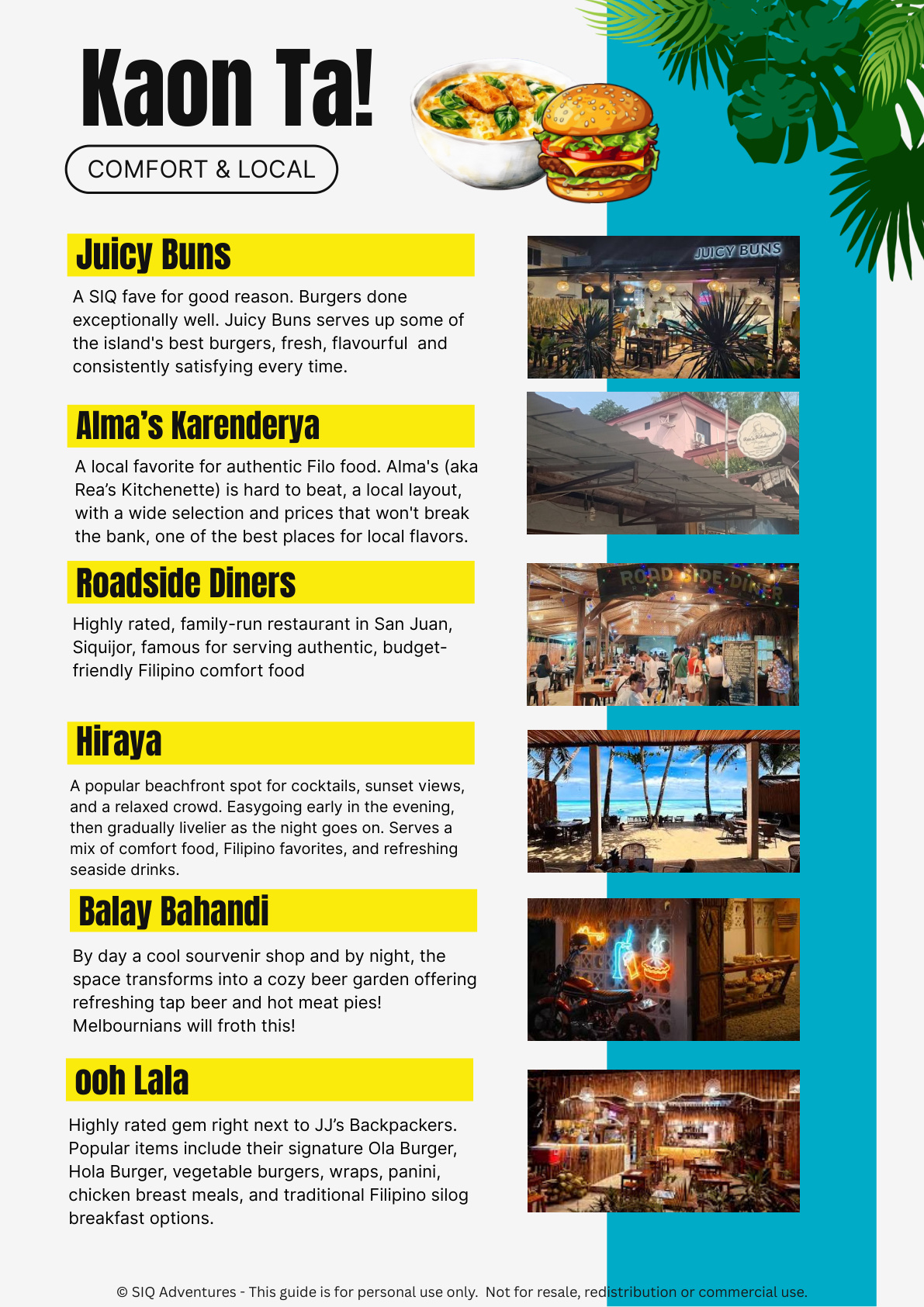 Where to Eat in Siquijor